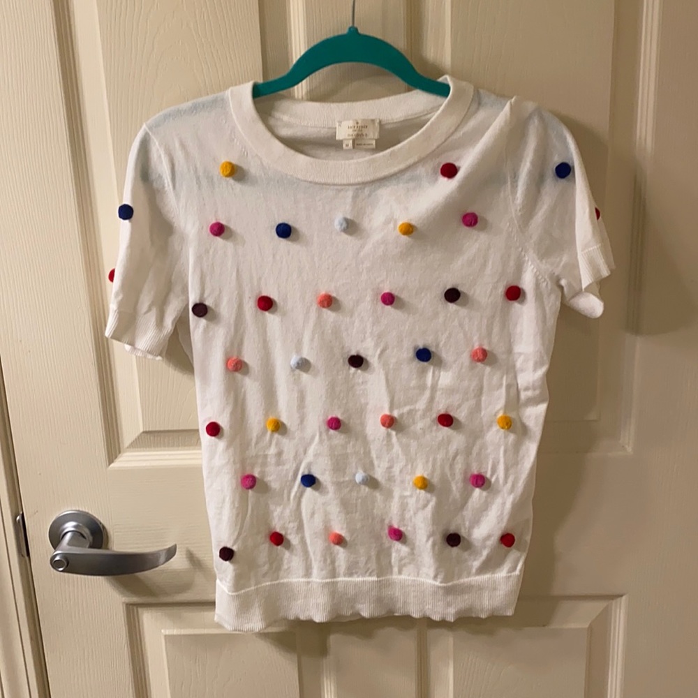 Kate Spade Cotton/Cashmere Sweater Tee